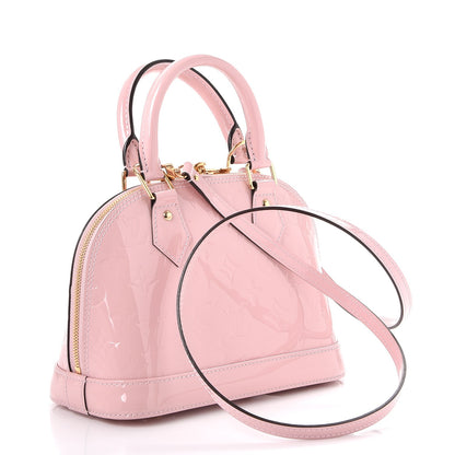 Louis Vuitton Vernis Alma BB Rose Ballerine 3 of 9