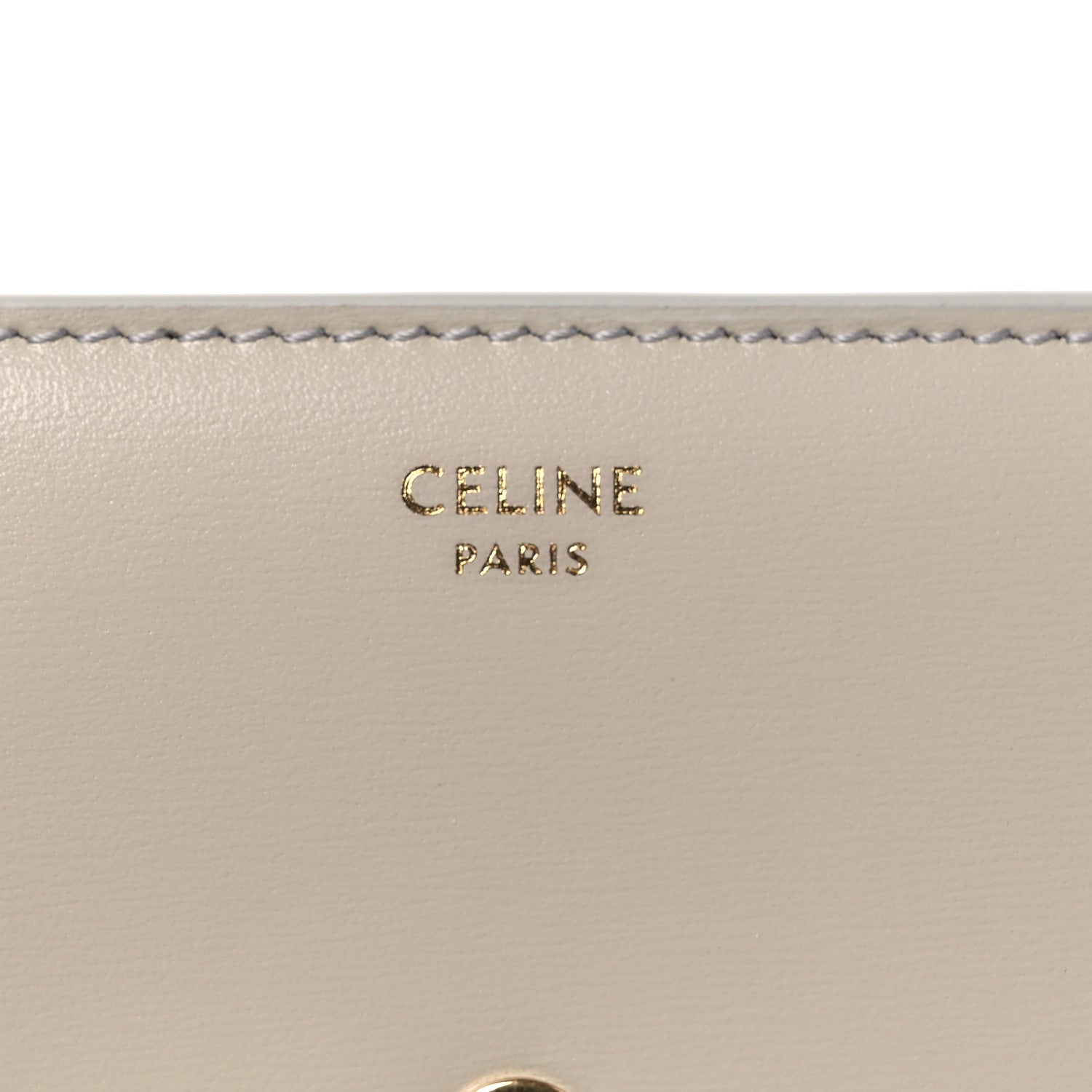 Celine Shiny Calfskin Small Triomphe Wallet Pale Beige 11 of 20