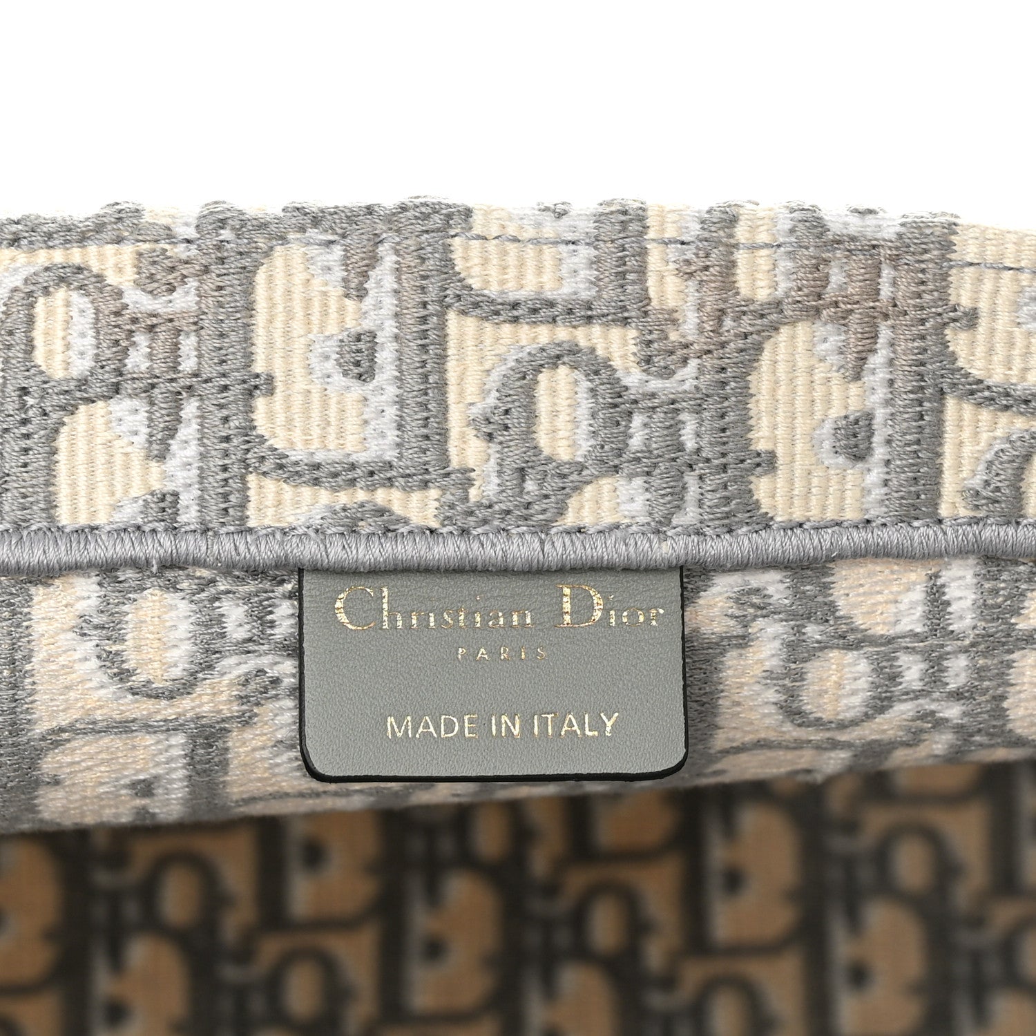 Christian Dior Oblique Medium Book Tote Grey 6 of 11