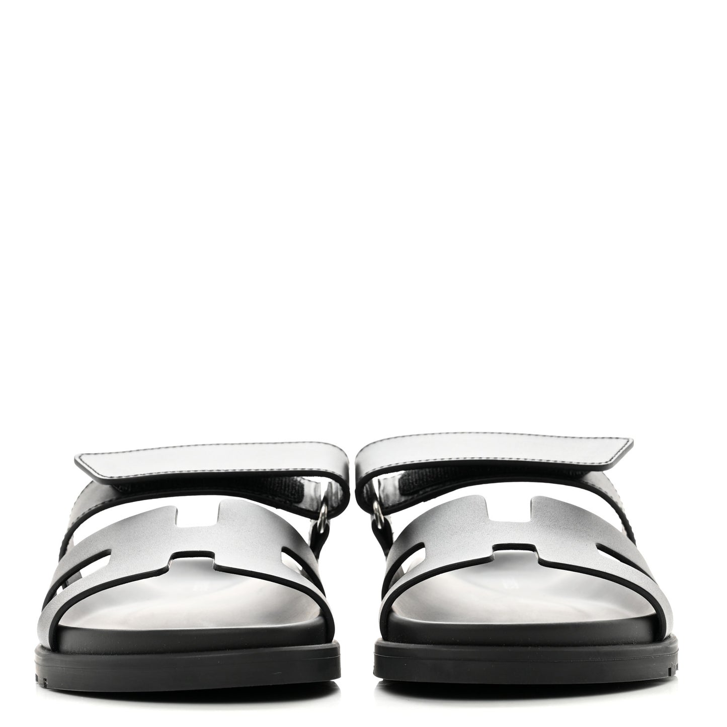 Calfskin Womens Chypre Sandals 35.5 Black