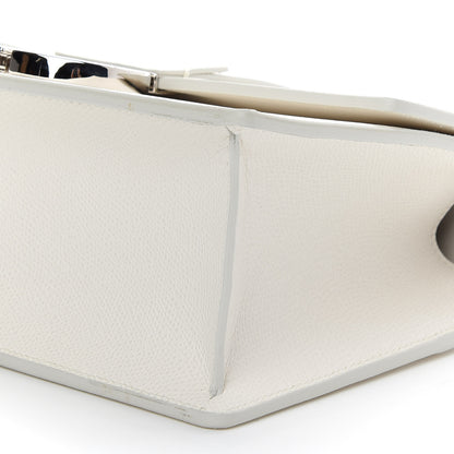 Christian Dior Grained Calfskin 30 Montaigne Chain Flap Bag White 8 of 8