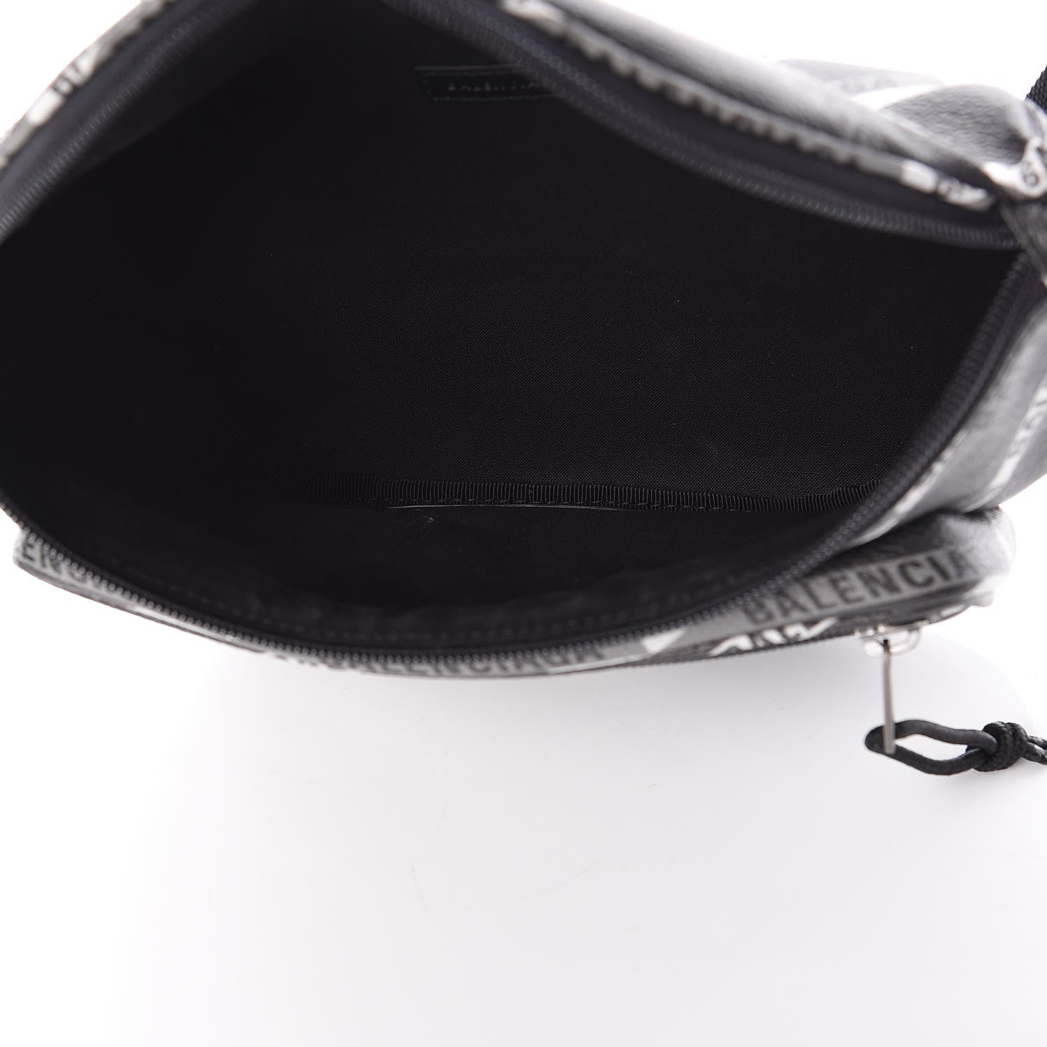 Balenciaga Coated Canvas Losange Monogram Explorer Belt Bag Black Grey 5 of 10