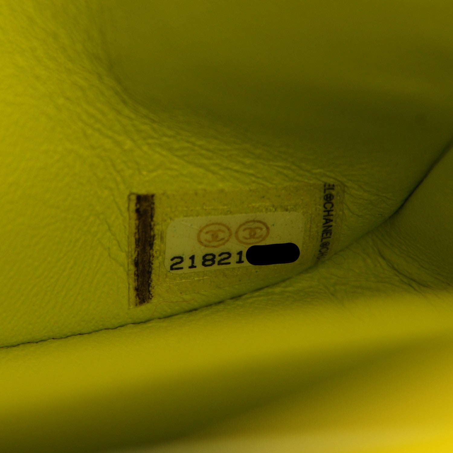 Chanel Patent Quilted Medium Double Flap Yellow 9 of 9