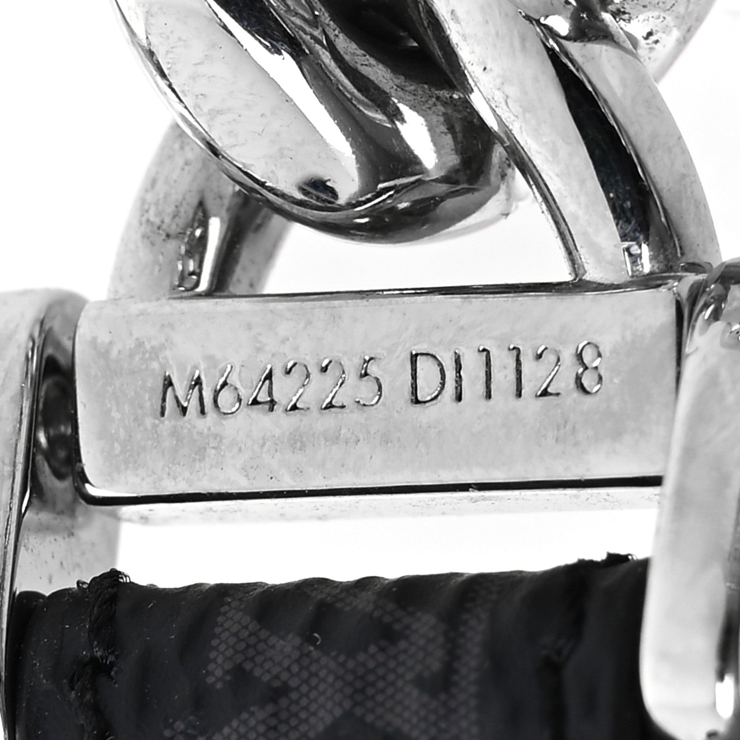 Louis Vuitton Monogram Eclipse Chain Bracelet 4 of 5