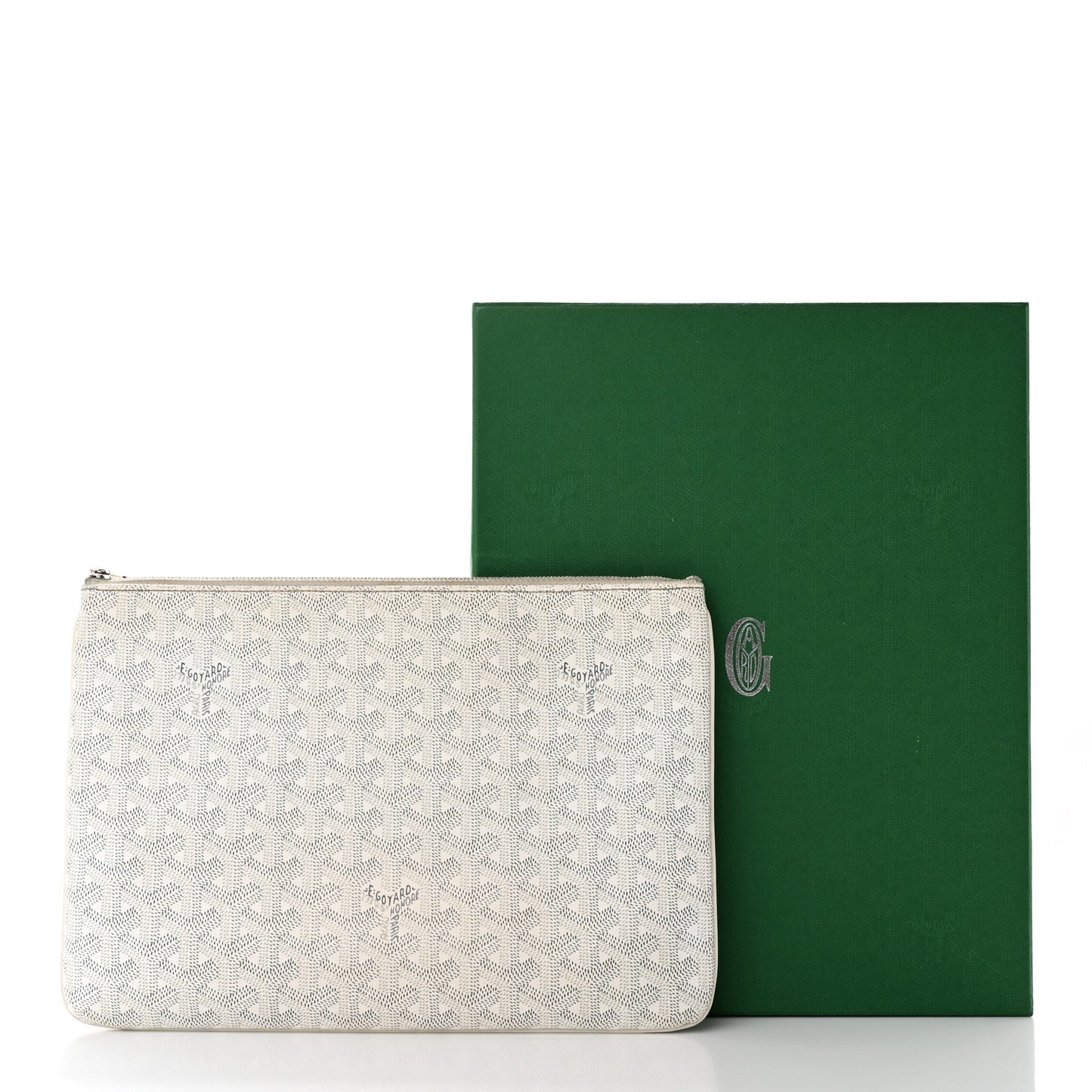 Goyardine Senat Pochette MM White
