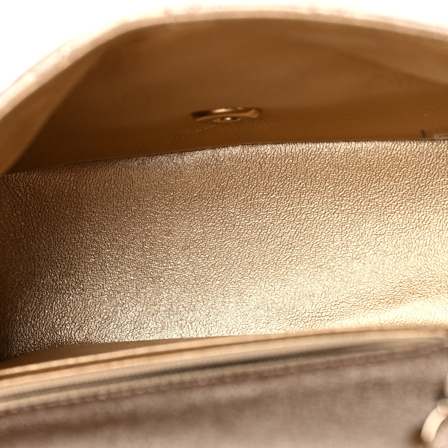 Chanel Metallic Lambskin Quilted Mini Square Flap Gold 5 of 12