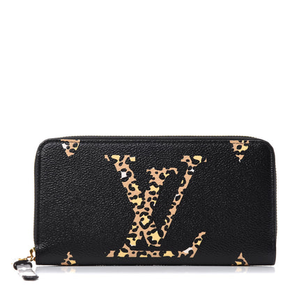 Louis Vuitton Monogram Giant Jungle Zippy Wallet Black 1 of 7