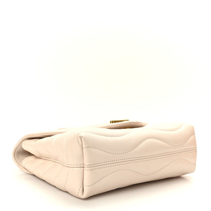 Louis Vuitton Calfskin LV New Wave Chain Bag Ivory 4 of 11