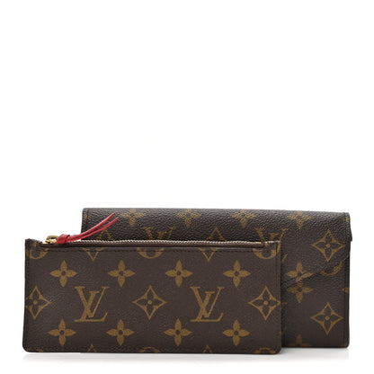 Louis Vuitton Monogram Josephine Wallet Red 3 of 9