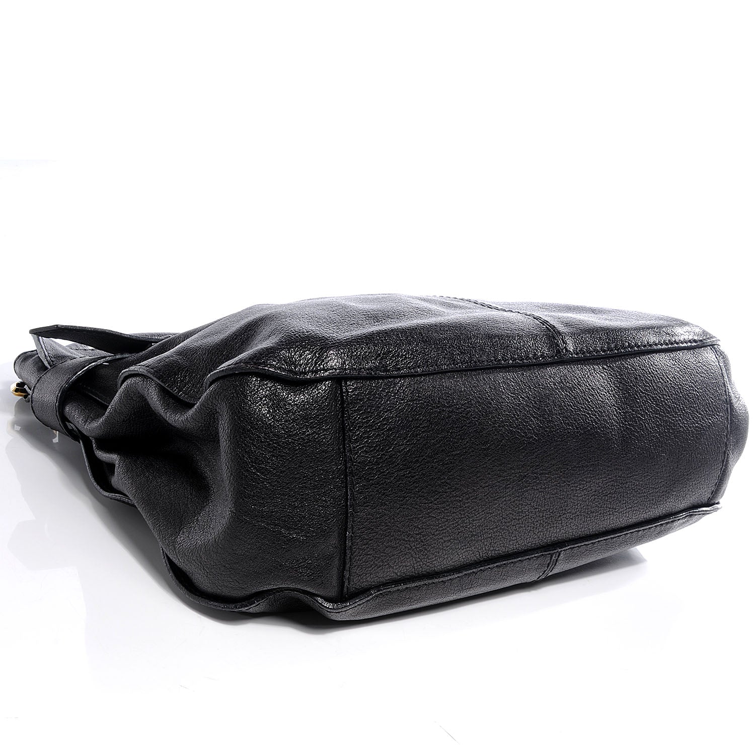 Burberry Grainy Calfskin Lambeth Hobo Black 4 of 11