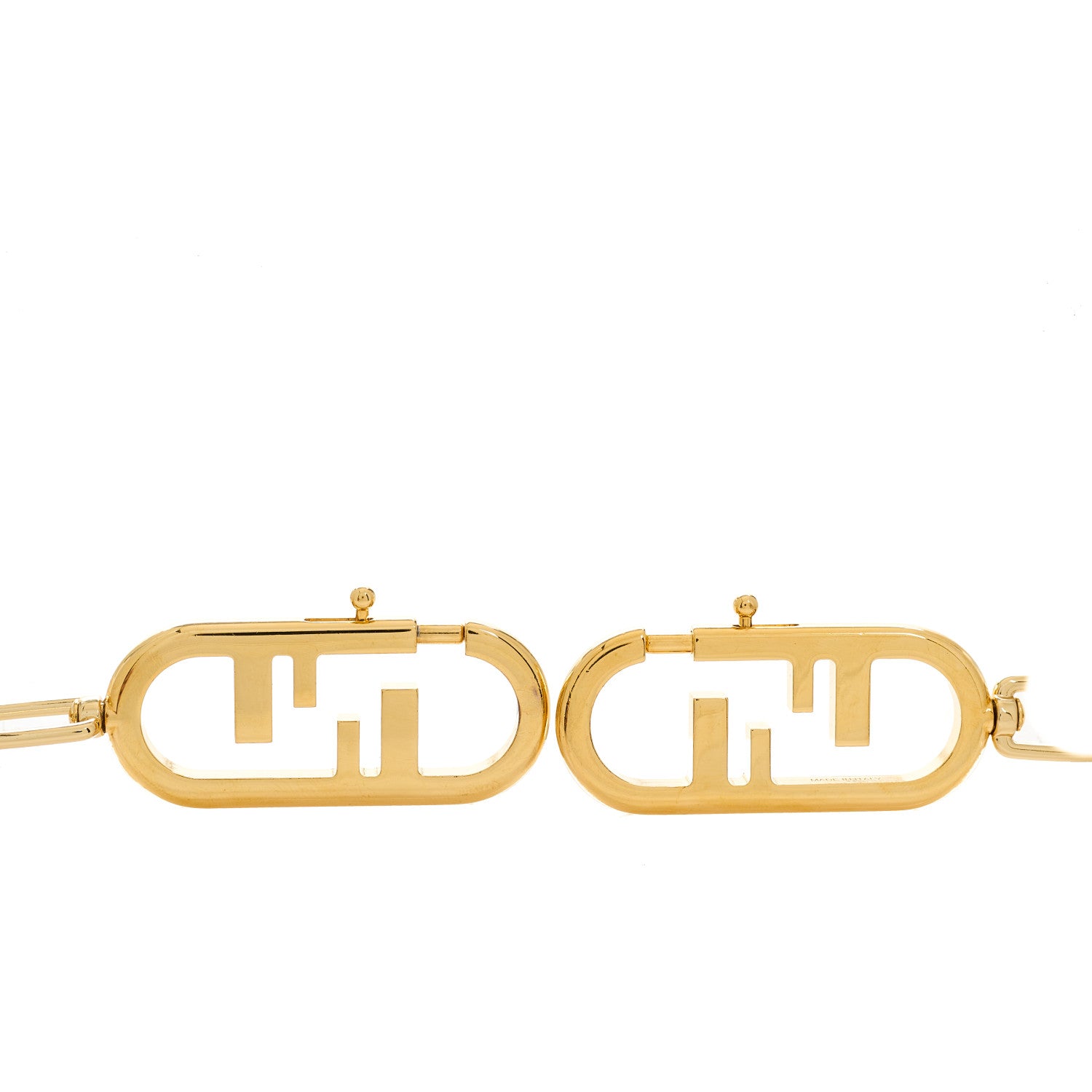 Fendi Metal O'Lock Strap You Gold 3 of 5