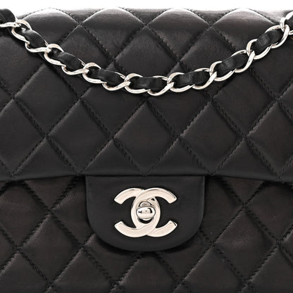 Chanel Lambskin Quilted Small Double Flap Black 8 of 11