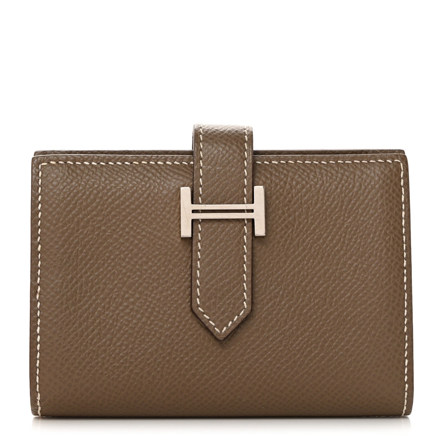 Hermes Epsom Mini Bearn Wallet Etoupe 1 of 8