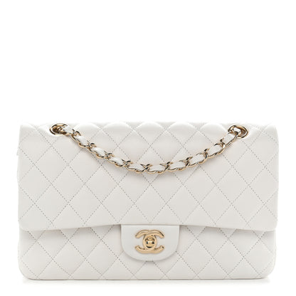 Chanel Caviar Quilted Medium Double Flap White 1 of 11