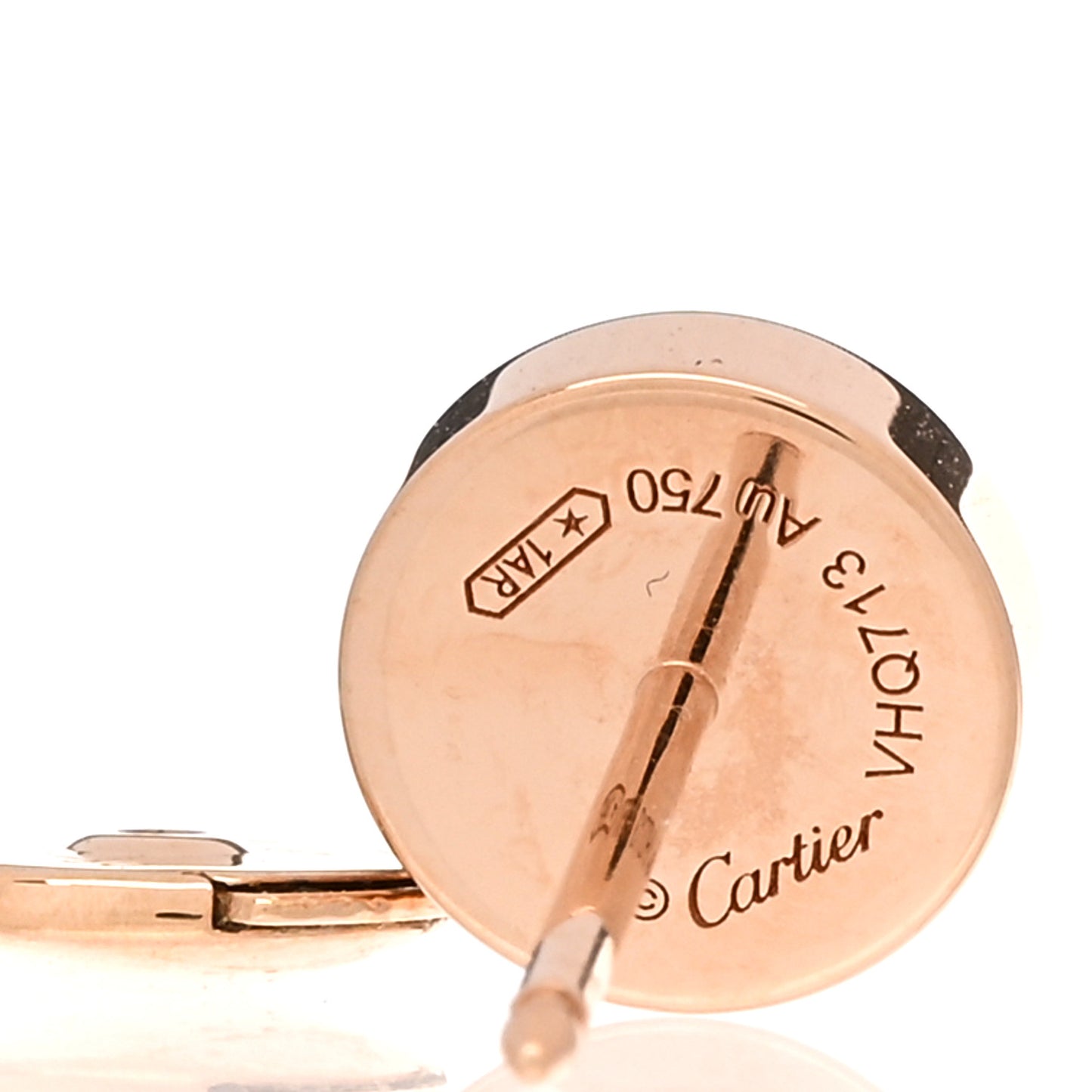 18K Pink Gold LOVE Earrings