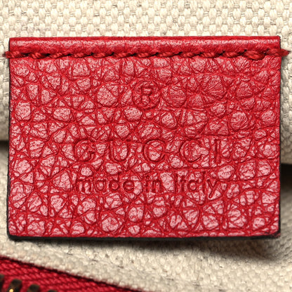 Gucci Grained Calfskin Small Logo Belt Bag Hibiscus Red 6 of 10