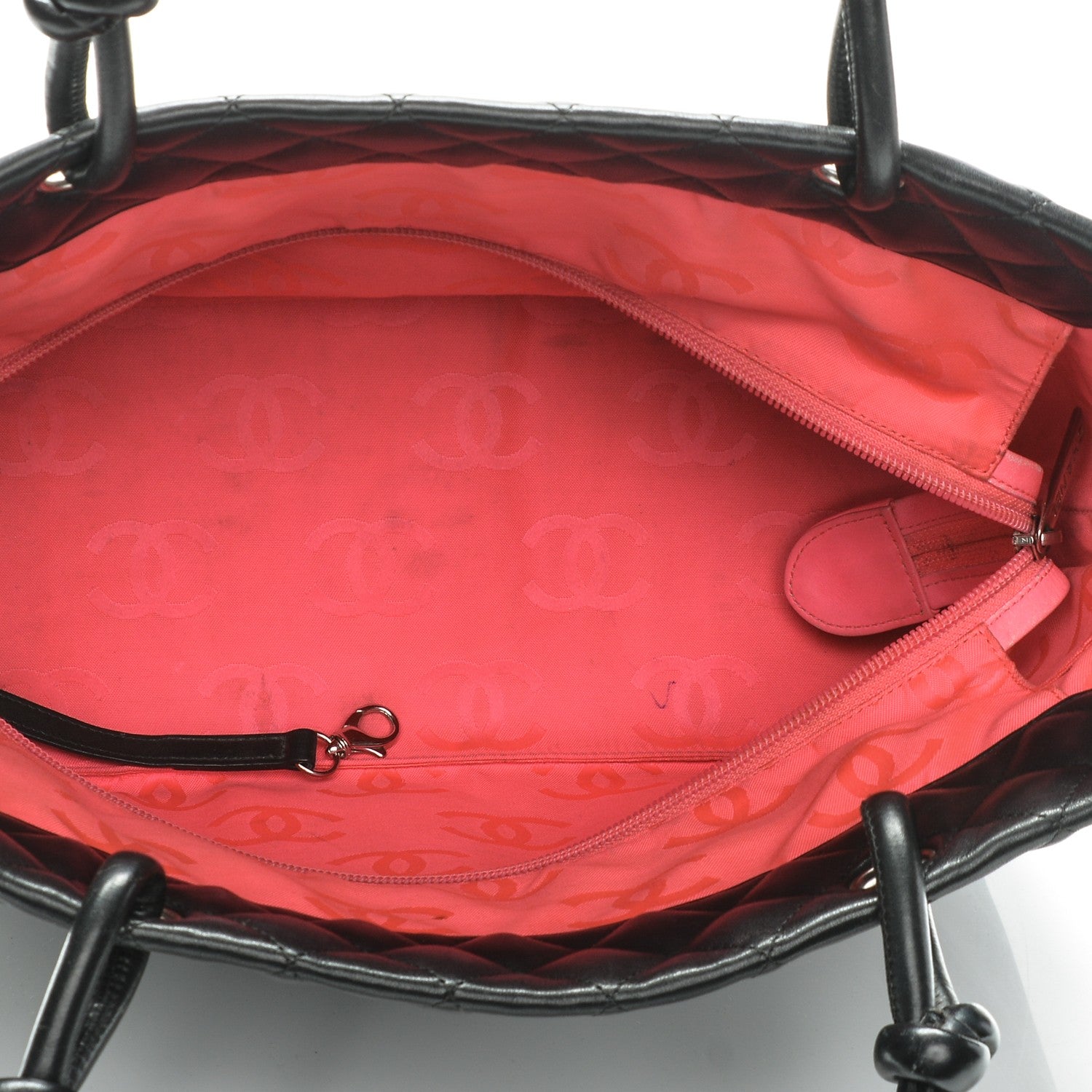Chanel Calfskin Quilted Large Cambon Tote Black 4 of 6