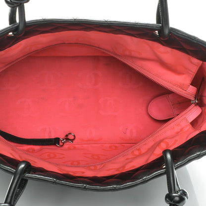 Chanel Calfskin Quilted Large Cambon Tote Black 4 of 6