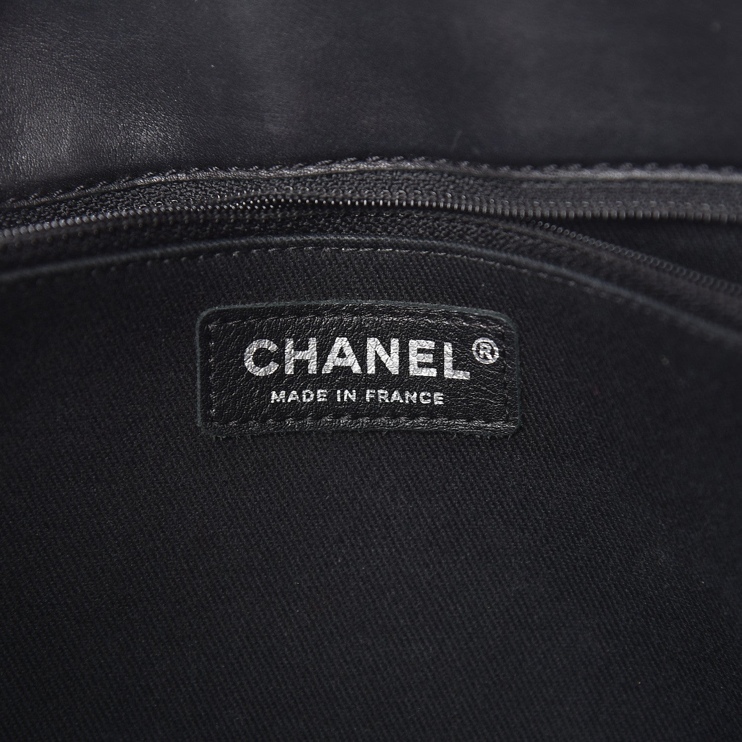 Chanel Calfskin Double Stitch Large Hamptons Flap Bag Black 5 of 13
