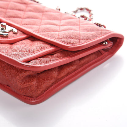 Chanel Caviar Quilted Mini French Riviera Flap Red 11 of 13