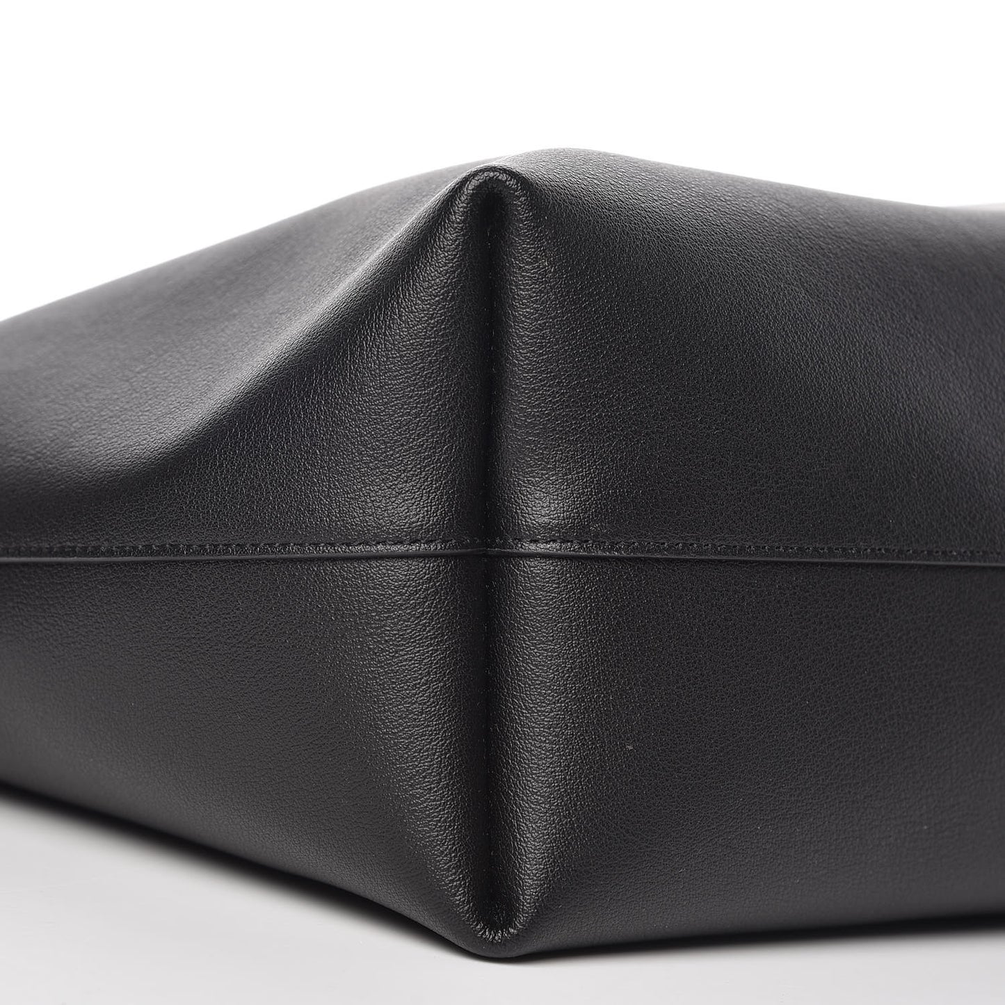 Calfskin Large Shopping Tote Black