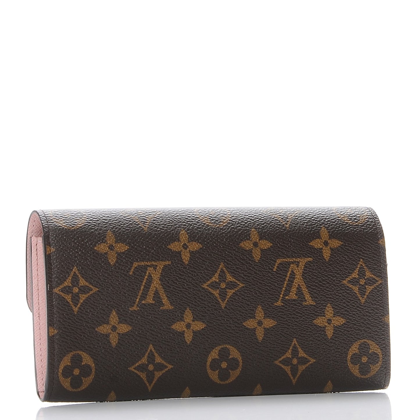 Monogram Emilie Wallet Rose Ballerine