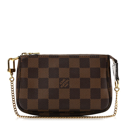 Louis Vuitton Damier Ebene Mini Pochette Accessories 1 of 7