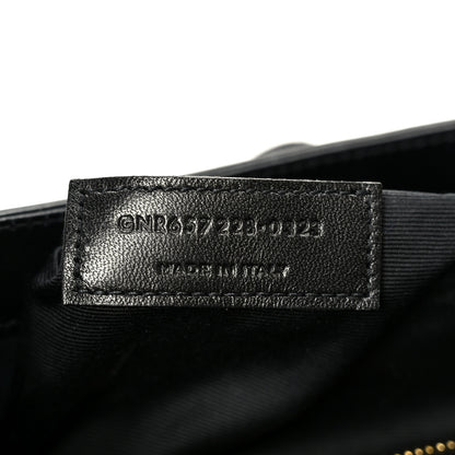 Saint Laurent Smooth Calfskin Le 5 A 7 Hobo Black 7 of 10