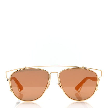 Christian Dior Technologic Sunglasses Gold Orange 2 of 9