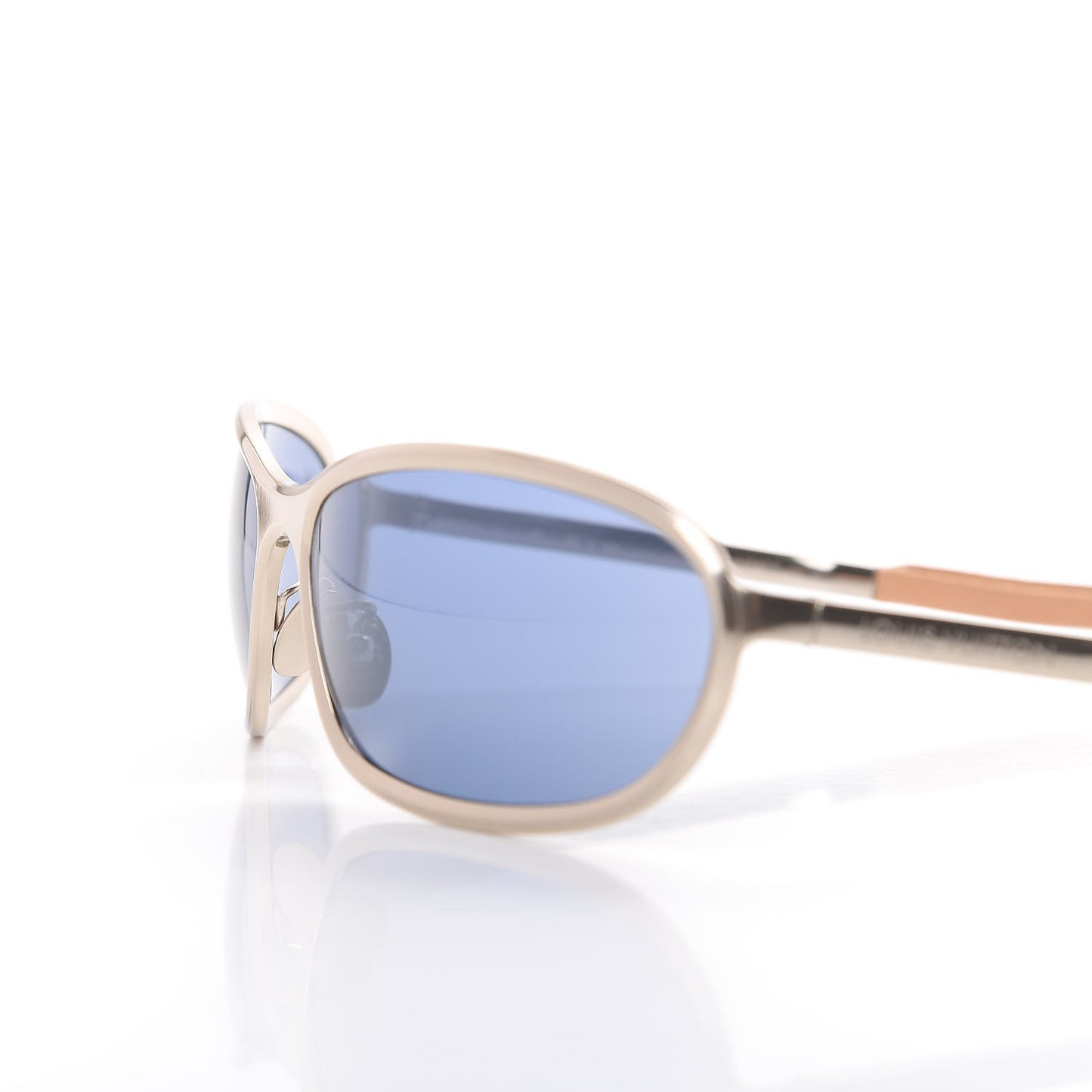 Calfskin Titanium Light Infinity Sunglasses Z1069U Grey