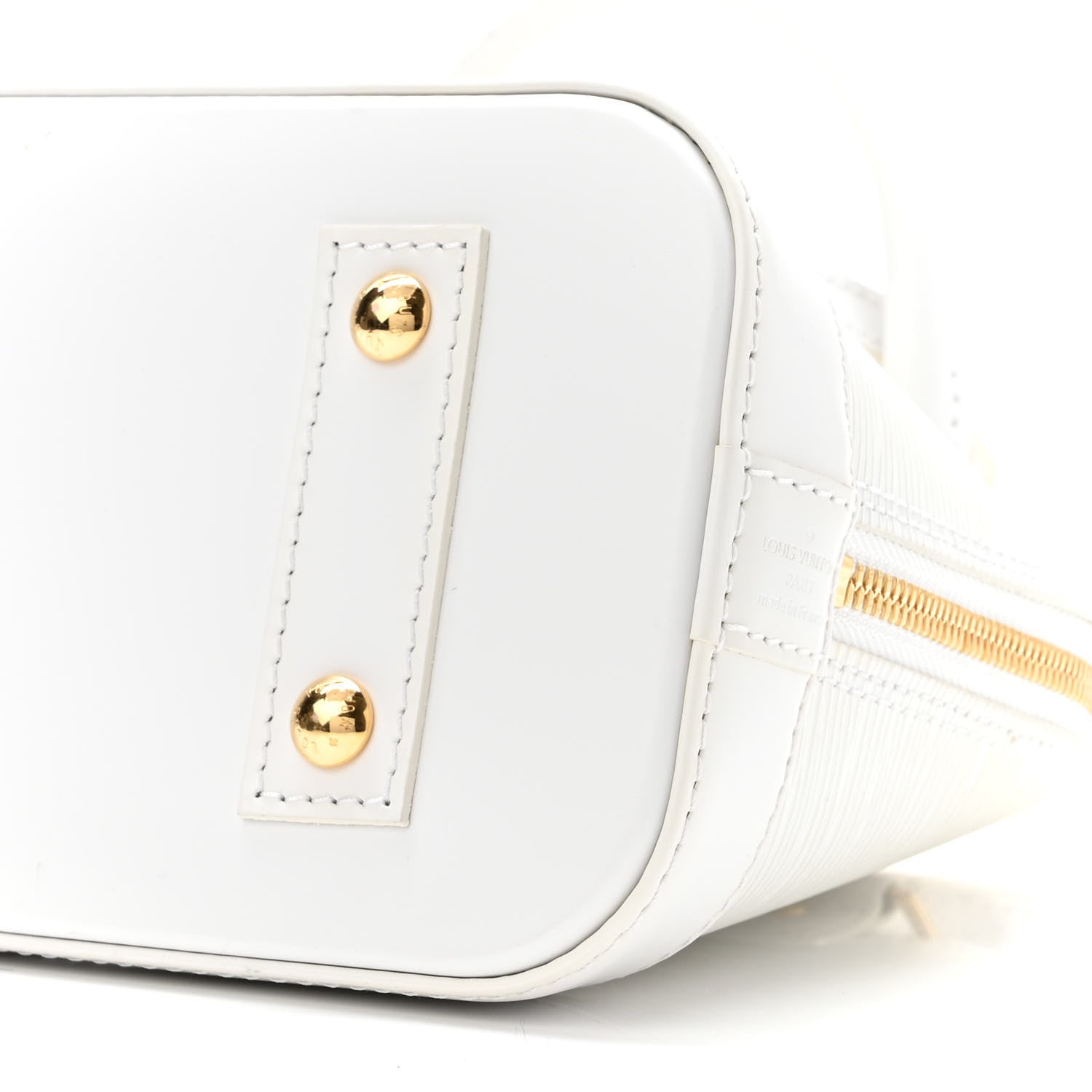 Louis Vuitton Epi Love Lock Alma BB White 9 of 9