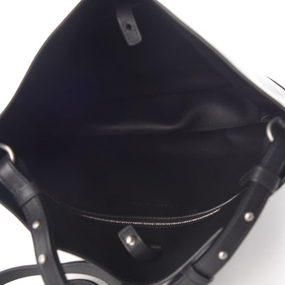 Bottega Veneta Smooth Matte Calfskin Bucket Bag Black 7 of 10