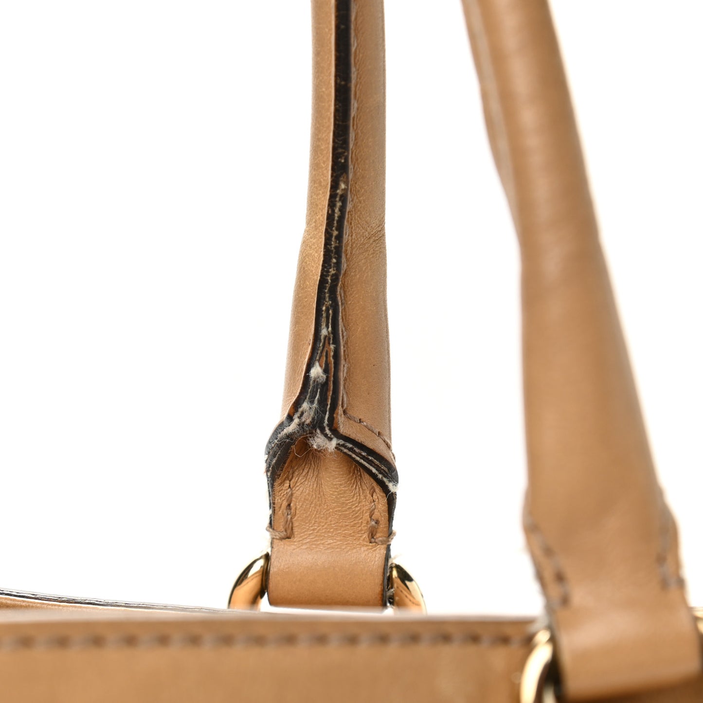 Monogram Web Large Tassel Tote Beige