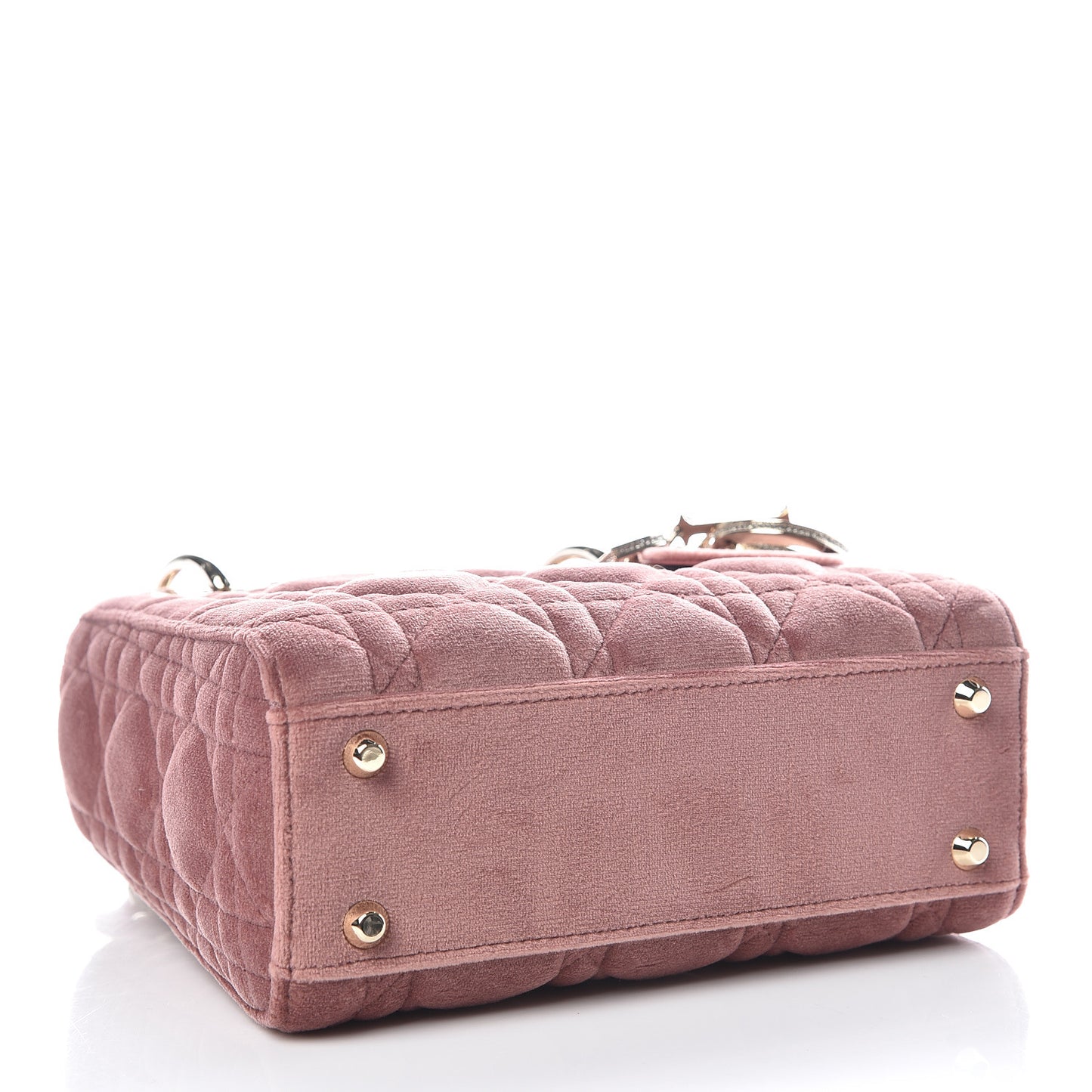 Velvet Mini Lady Dior Pink