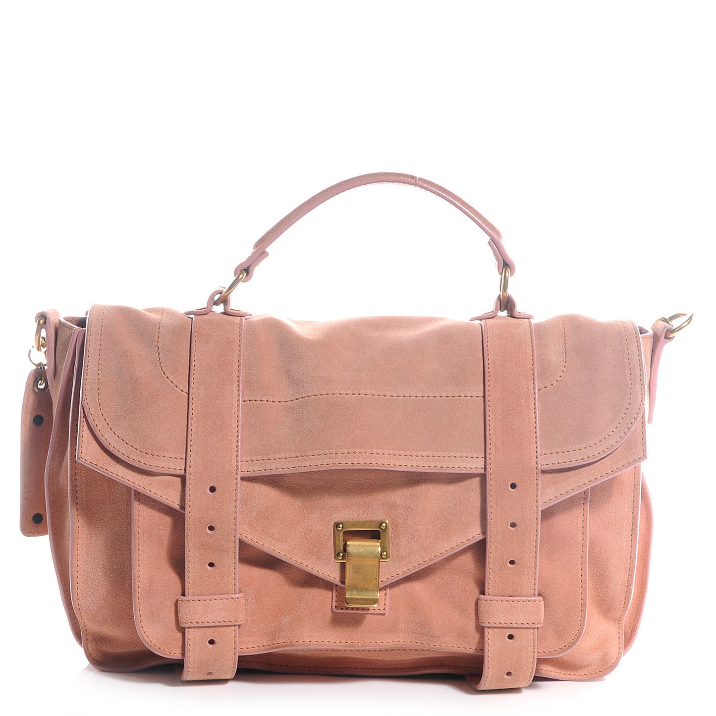 Suede PS1 Medium Satchel Rose
