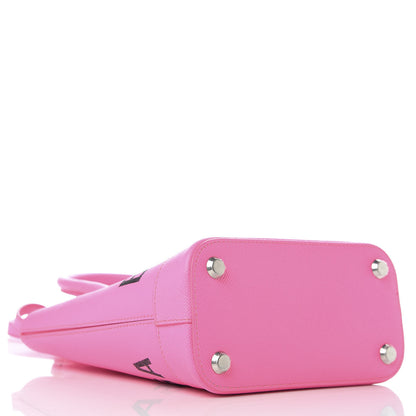 Balenciaga Grained Calfskin Ville Aj Tote XXS Acid Pink 4 of 9