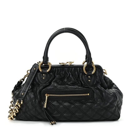 Marc Jacobs Calfskin Quilted Stam Black 1 of 11