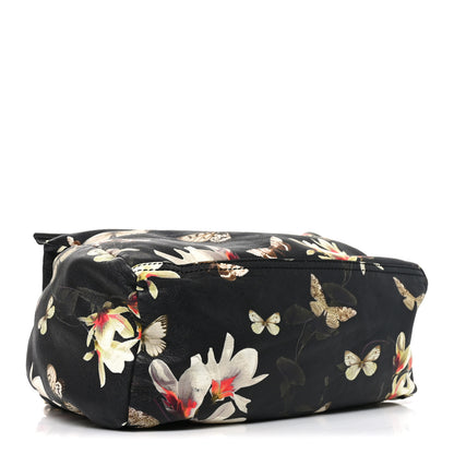 Givenchy Lambskin Magnolia Print Medium Pandora Black 4 of 10