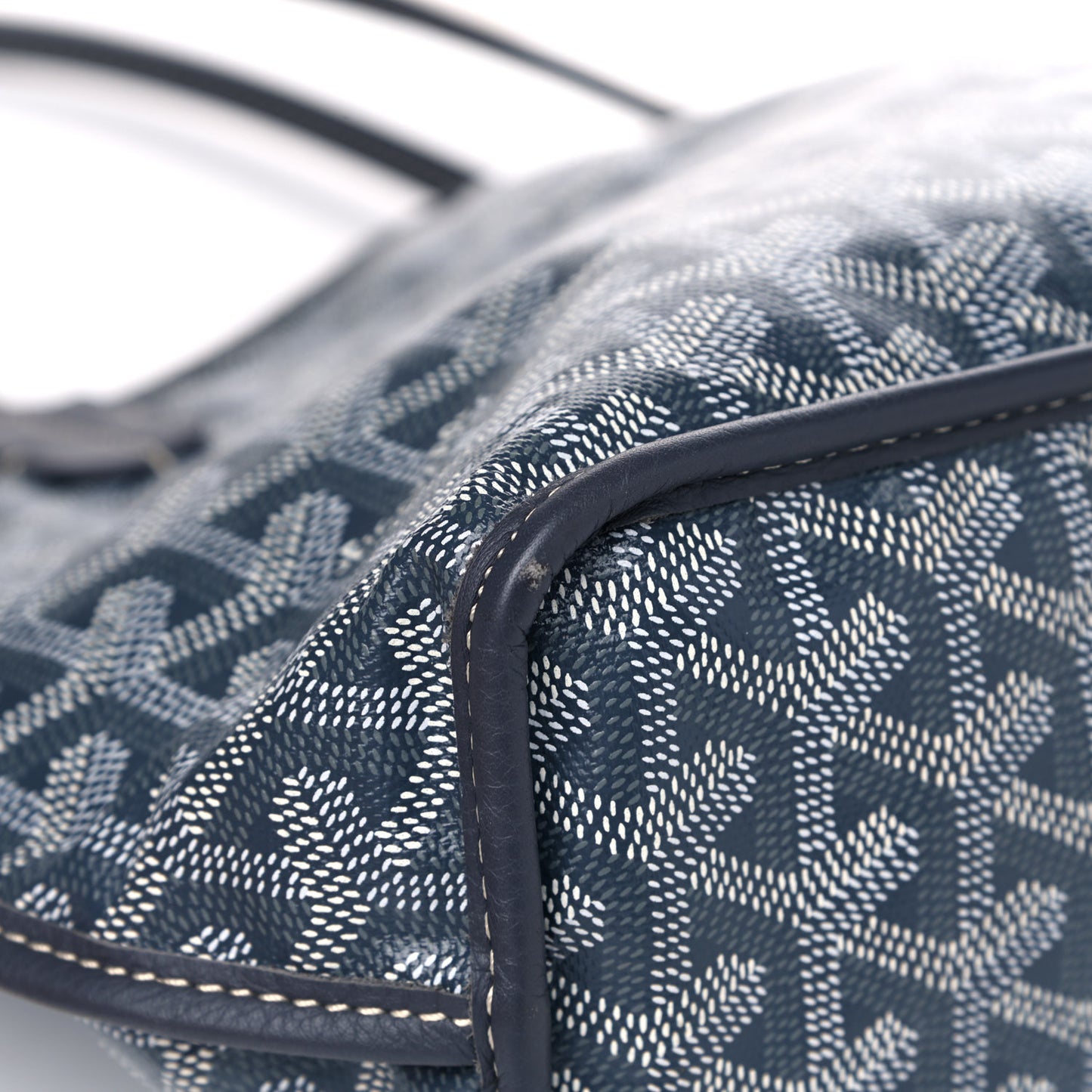 Goyardine Reversible Mini Anjou Navy