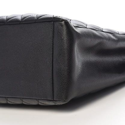 Chanel Caviar Quilted Grand Shopping Tote GST Black 8 of 9