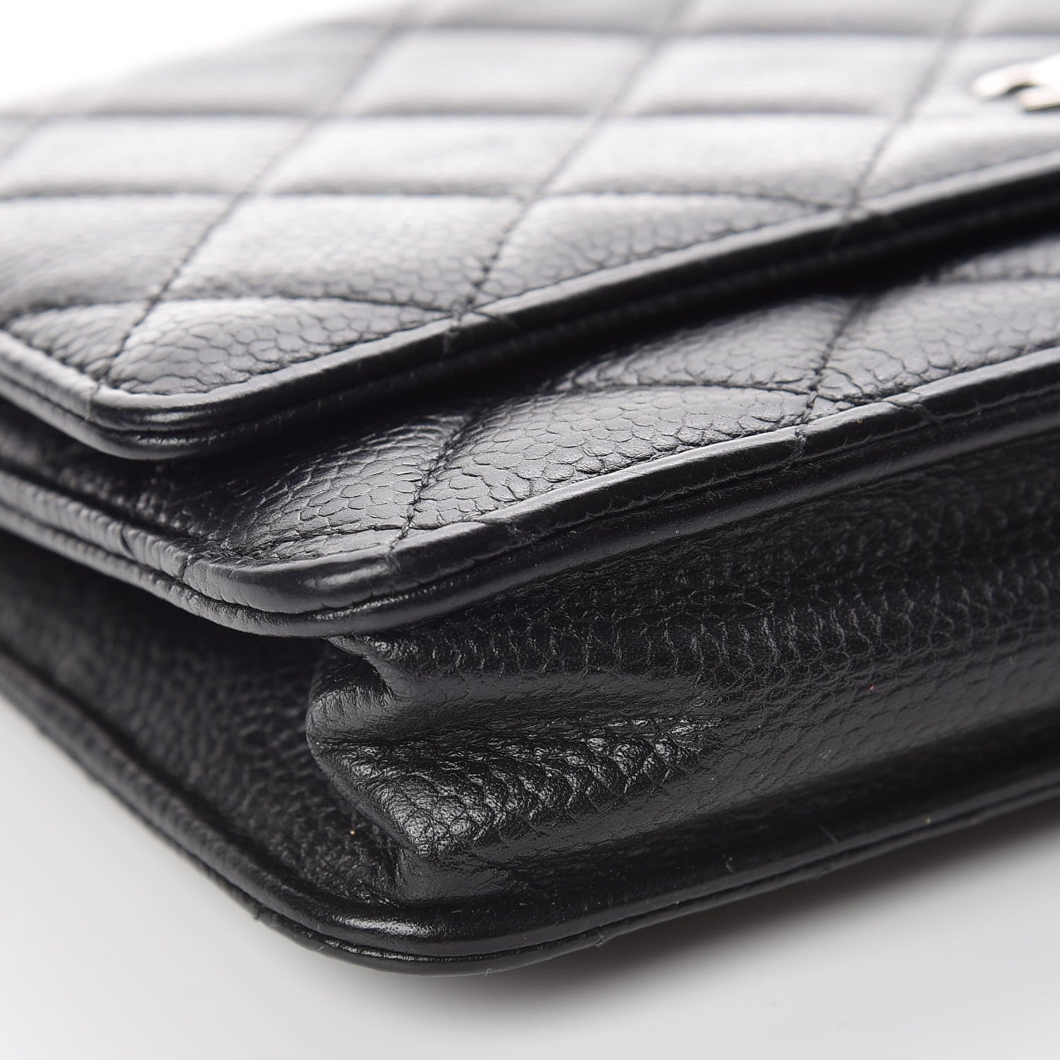 Chanel Caviar Quilted Wallet On Chain WOC Black 9 of 11