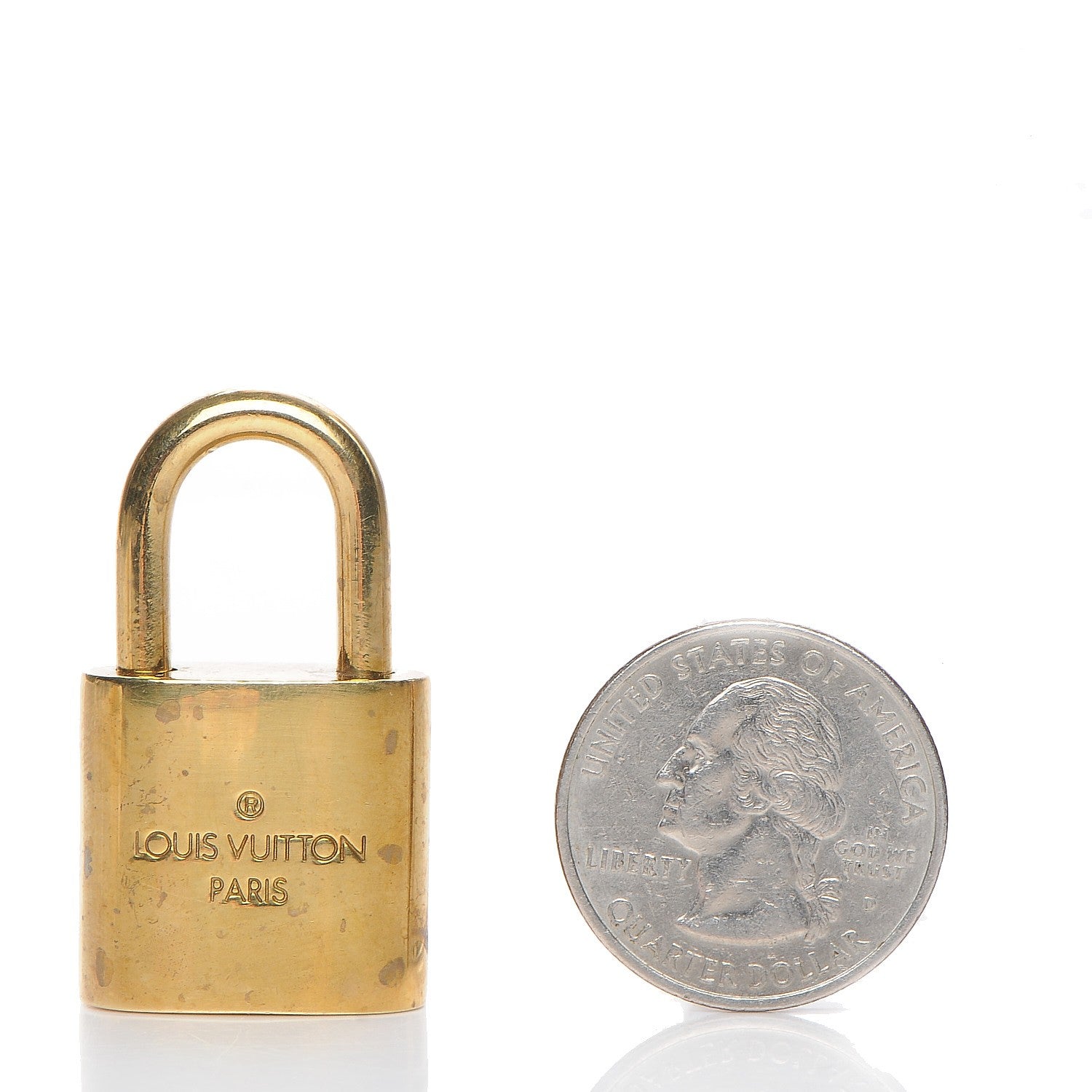Louis Vuitton Brass Lock and Key Set #307 2 of 6