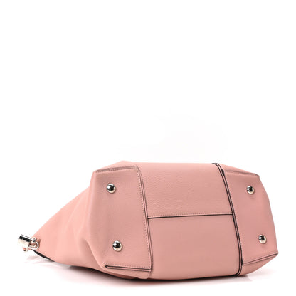 Louis Vuitton Veau Cachemire Snakeskin Soft Lockit MM Magnolia 4 of 9