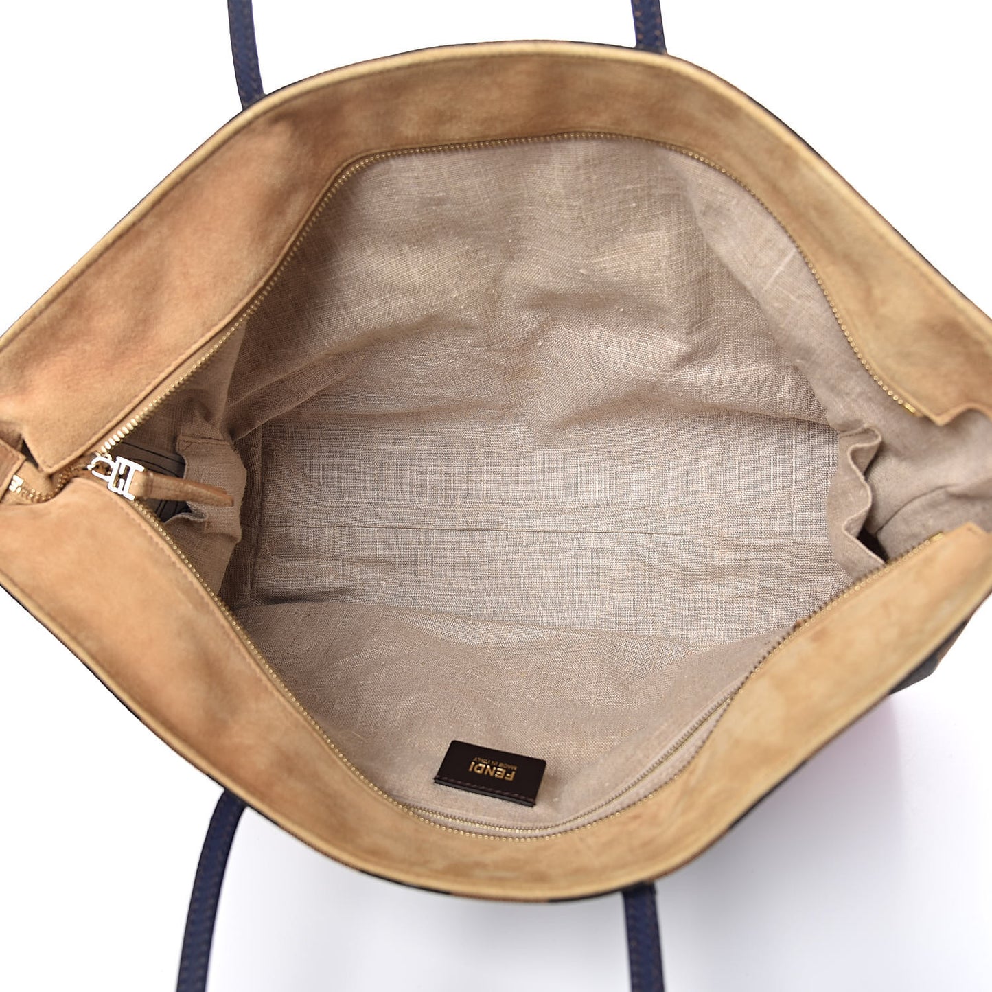 Pequin Cuoio Vegetale Medium Roll Tote Tobacco Rosso Blue Mirto Miele