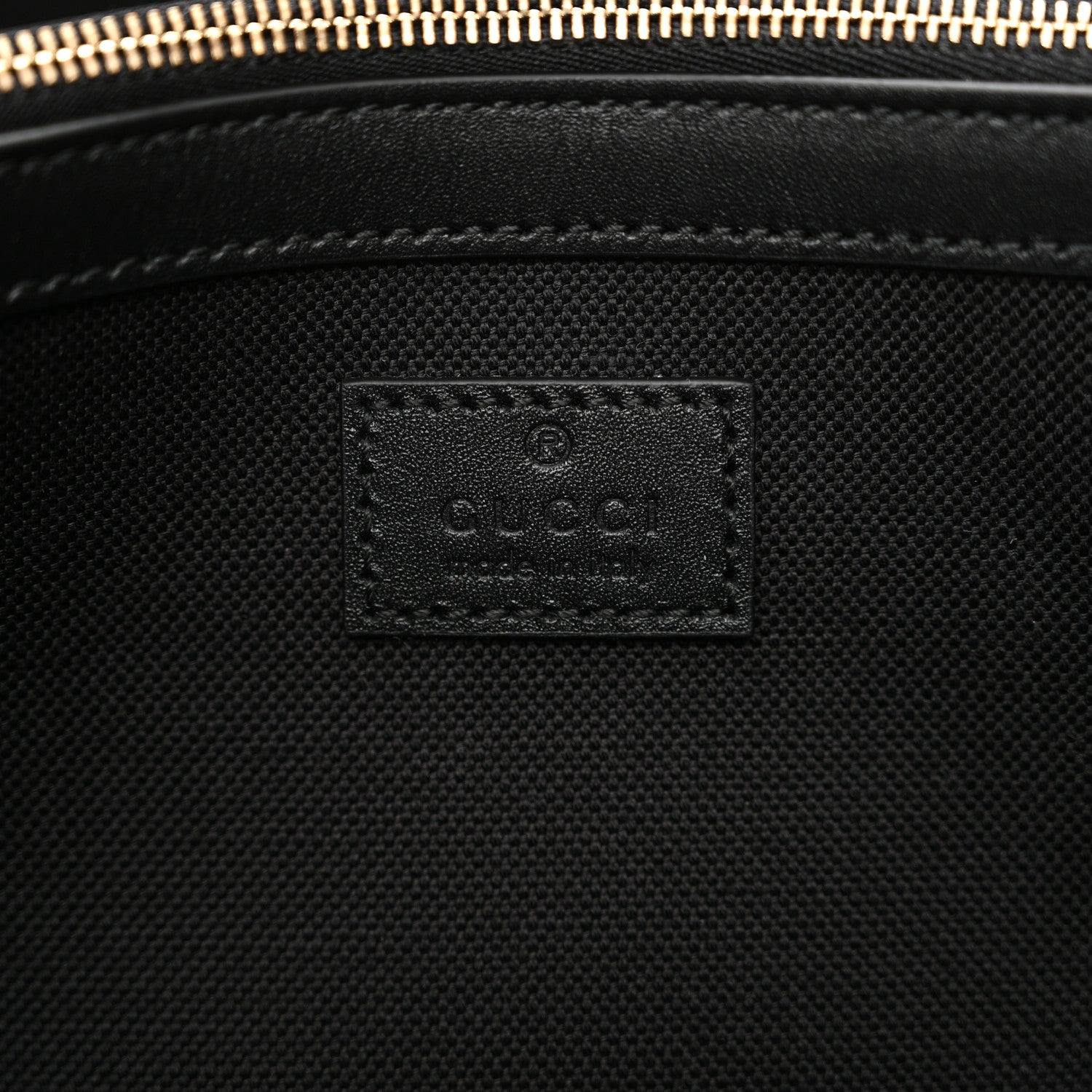 Gucci GG Calfskin Embossed Calfskin Large Tote Bag Black 6 of 12