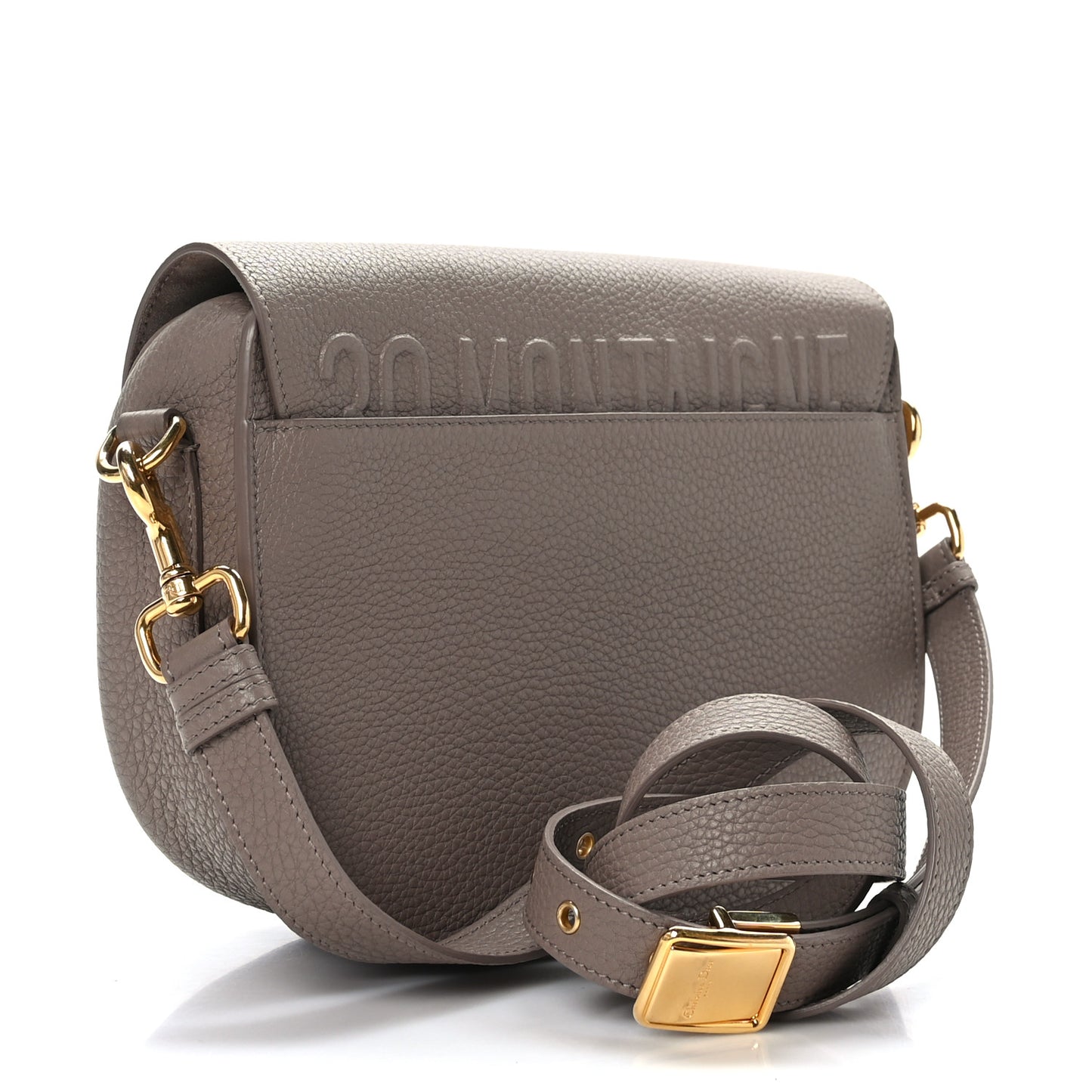 Grained Calfskin Medium Bobby Flap Warm Taupe