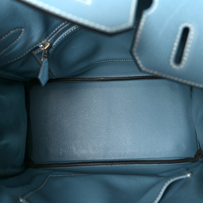 Hermes Epsom HAC Birkin 28 Blue Jean 5 of 11