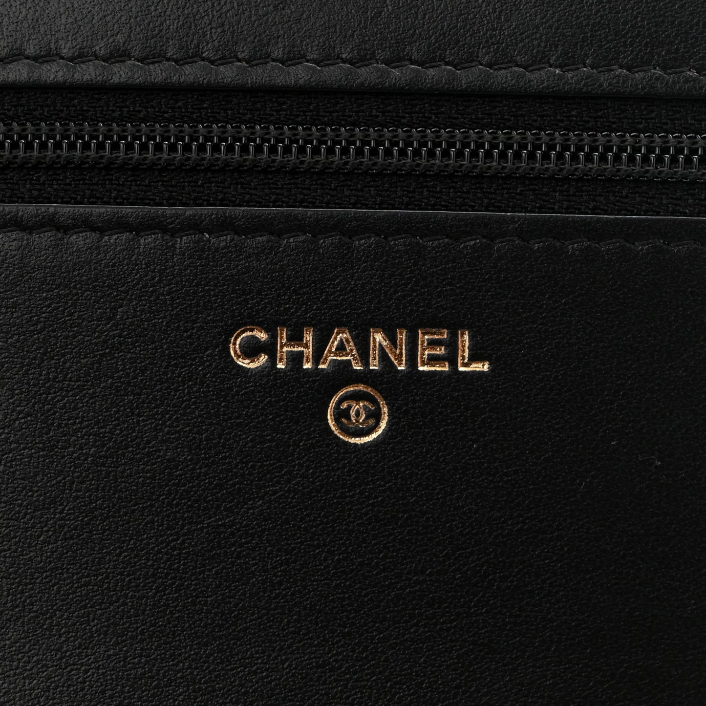 Caviar Quilted Boy Wallet On Chain WOC Black