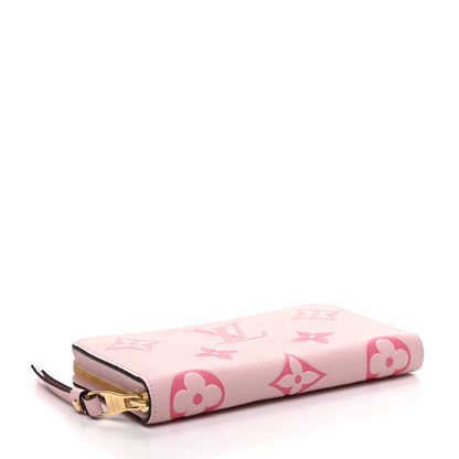 Louis Vuitton Empreinte Monogram Giant By The Pool Zippy Wallet Bouton De Rose 4 of 8