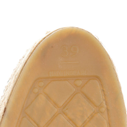 Chanel Lambskin CC Espadrilles 39 Black 7 of 8